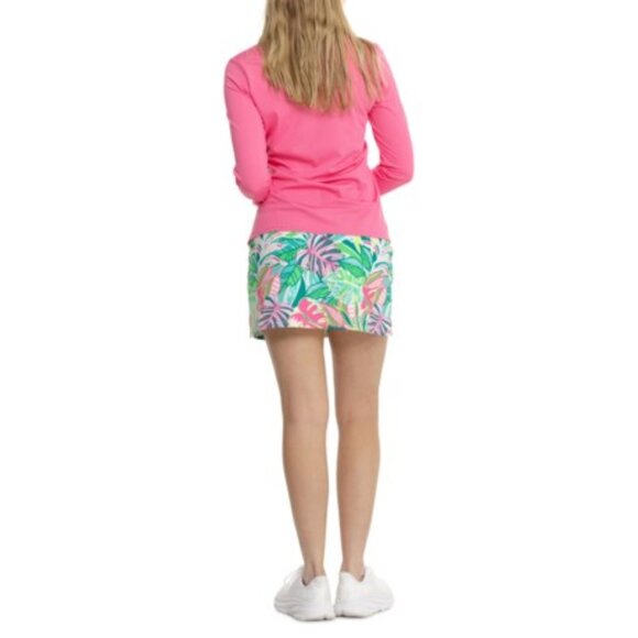 Golf Tennis Sigrid Olsen Interlock Jacket and Skort Set UPF50 NEW Pink NWT $120 - Picture 3 of 3